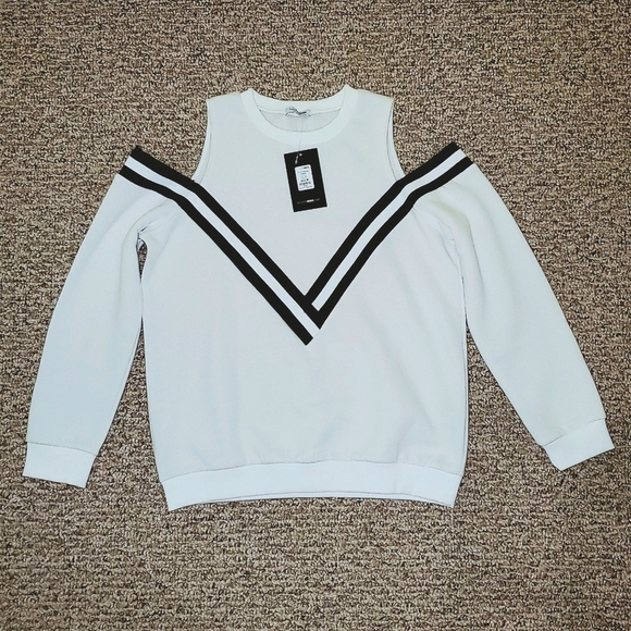 FN All or Nothing White Sweatshirt sz M - Picture 2 of 5